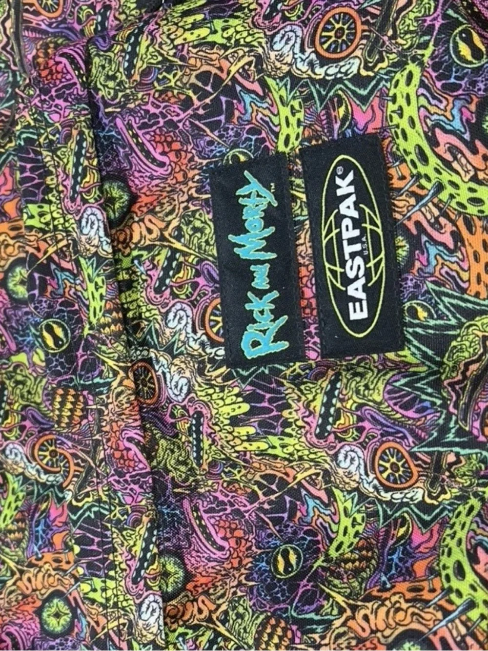 EASTPAK X Rick & Morty DAY PAK'R RAM 24 L Backpack / Laptop Bag NWT